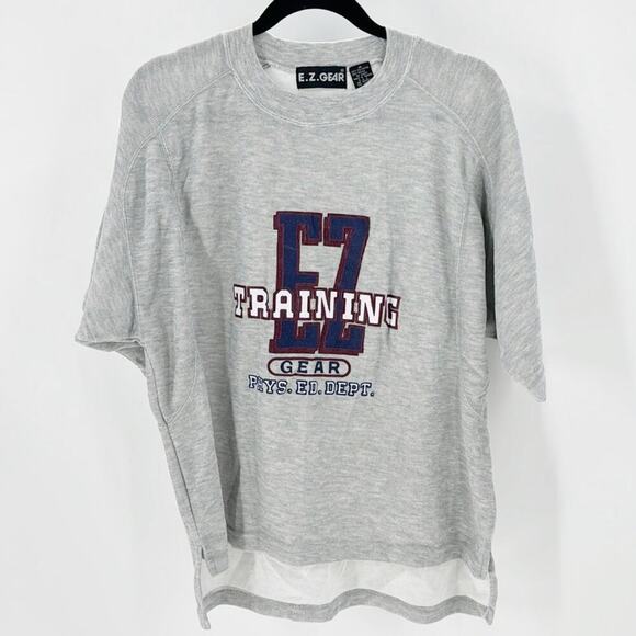 Vintage E.Z. Gear gray single stitch gray oversized shirt size M - Picture 1 of 7